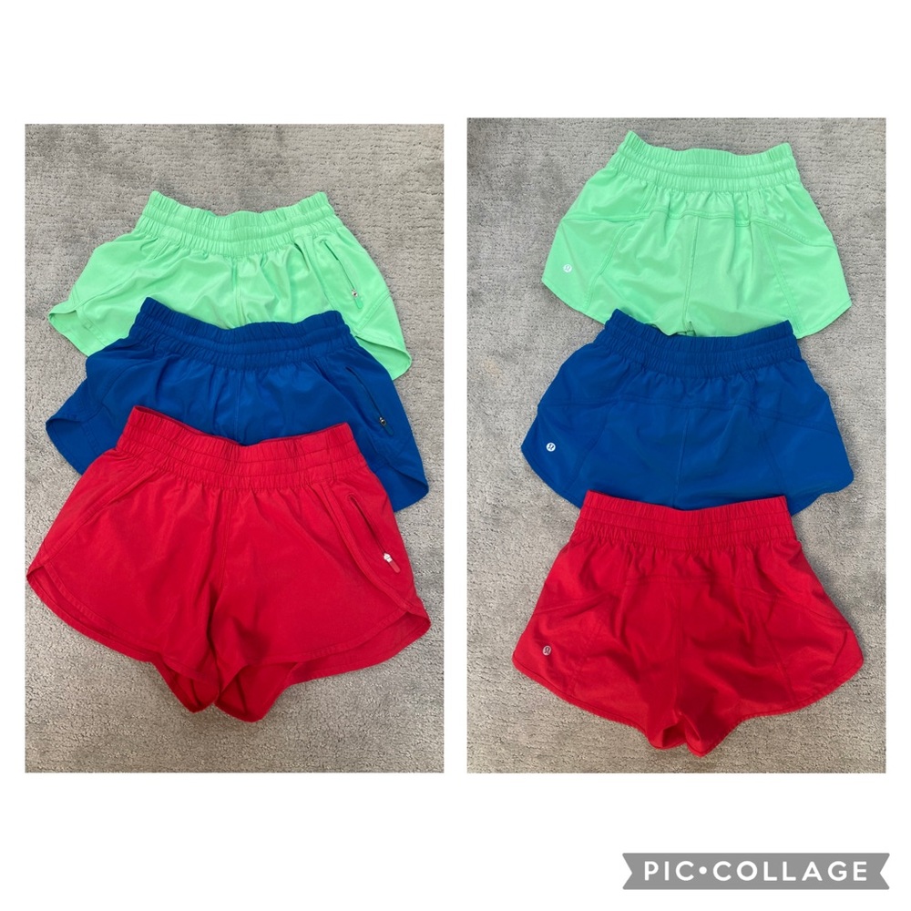 Lululemon Size 6 Tracker Shorts 4” Bundle of 6 - Picture 9 of 11